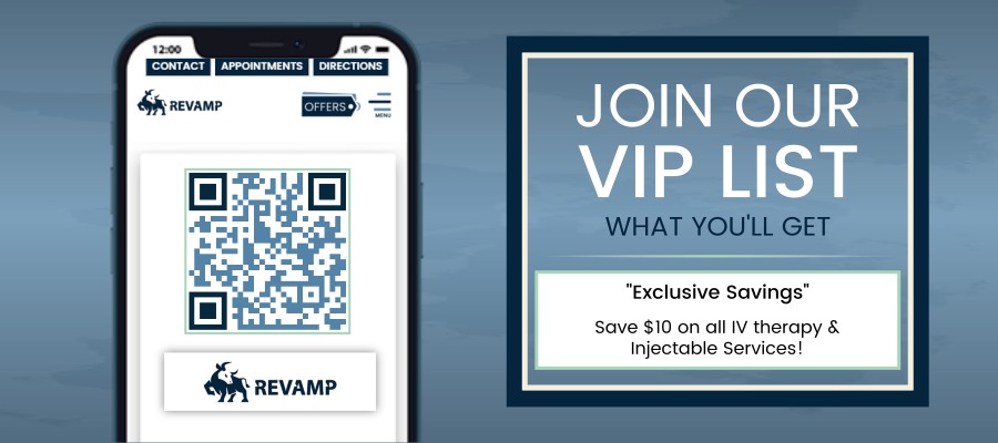 Join the VIP List of the Aegean Medical Medspa in New Bern NC Join the VIP List of REVAMP Wellness Center Located in Jacksonville, FL